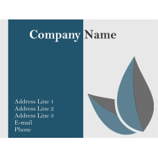 Two Leaf Shipping Label